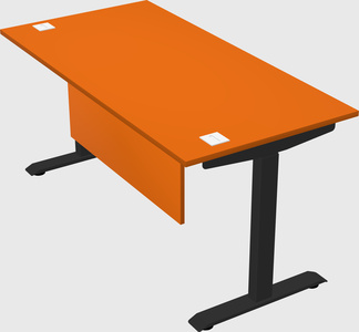 Single motor electric desk