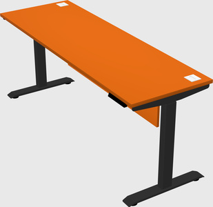 Single motor electric desk