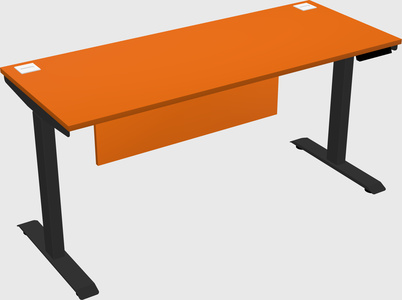 Single motor electric desk
