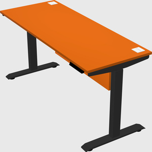 Single motor electric desk
