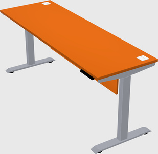 Single motor electric desk