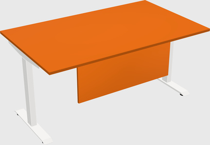 Single motor electric desk