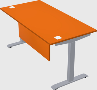 Single motor electric desk