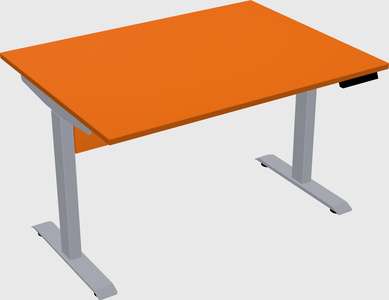 Single motor electric desk