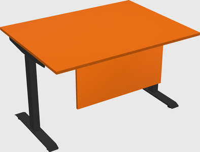 Single motor electric desk