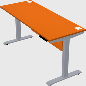 Single motor electric desk