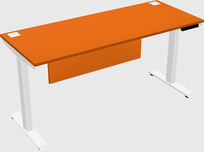 Single motor electric desk