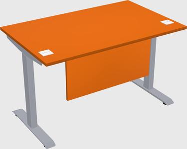 Single motor electric desk