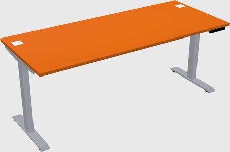 Single motor electric desk