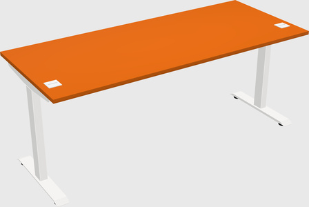 Single motor electric desk