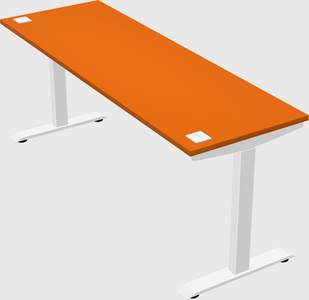 Single motor electric desk