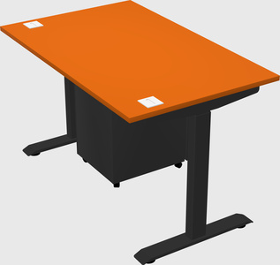 Single motor electric desk