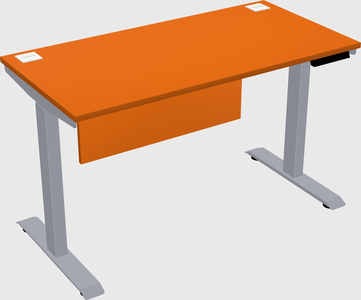 Single motor electric desk