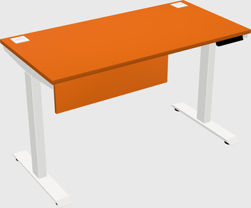 Single motor electric desk