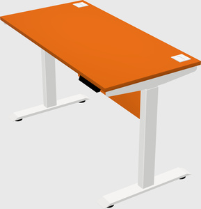 Single motor electric desk