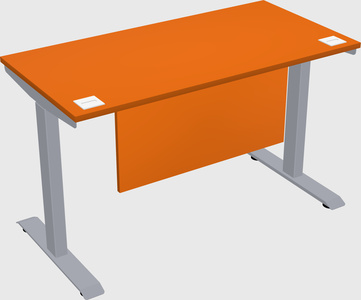 Single motor electric desk
