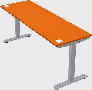 Single motor electric desk
