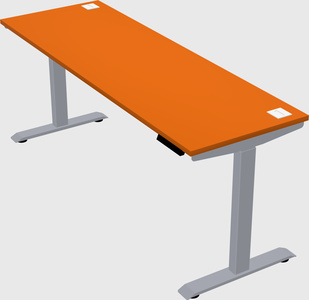 Single motor electric desk