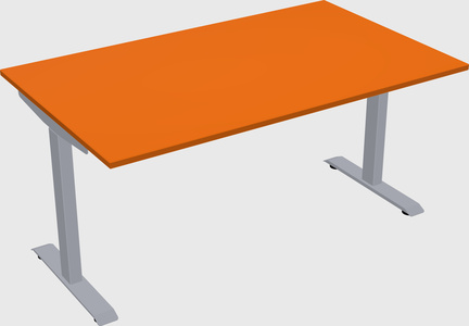 Single motor electric desk