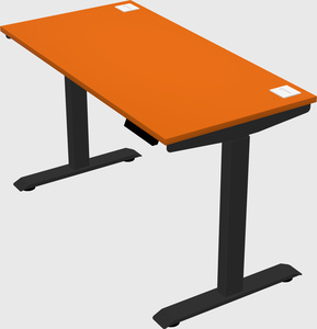Single motor electric desk