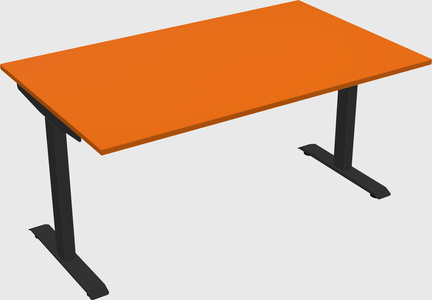 Single motor electric desk