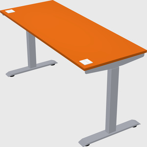 Single motor electric desk