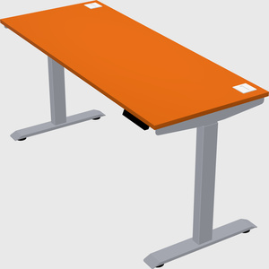 Single motor electric desk