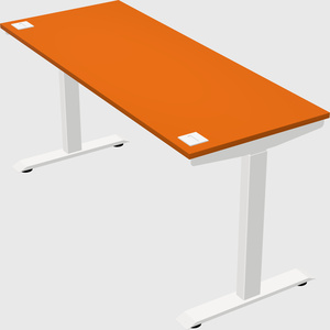 Single motor electric desk