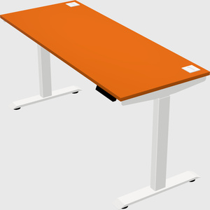 Single motor electric desk