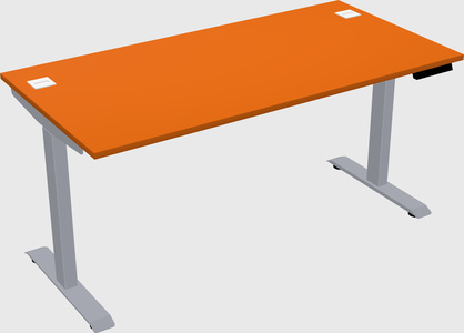 Single motor electric desk