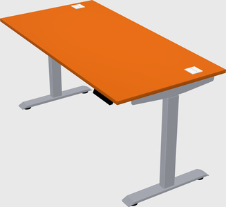 Single motor electric desk