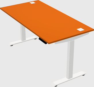 Single motor electric desk