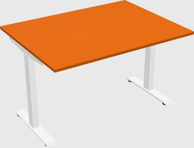 Single motor electric desk