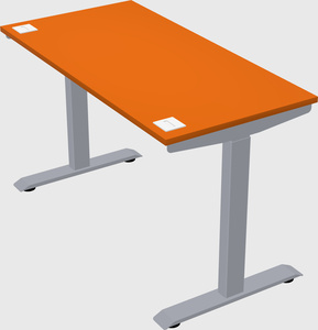 Single motor electric desk