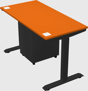 Single motor electric desk