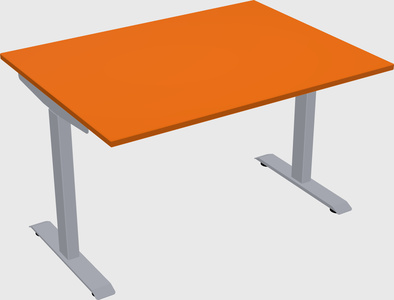 Single motor electric desk