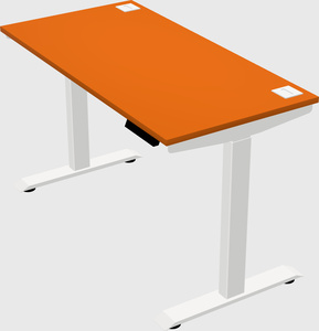 Single motor electric desk