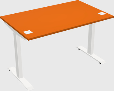 Single motor electric desk