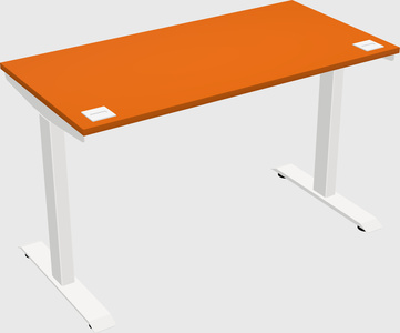 Single motor electric desk