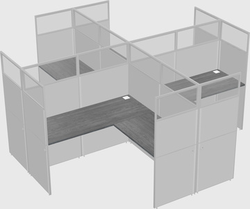 L-shaped panel system