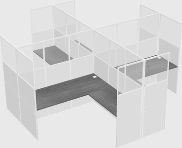 L-shaped panel system