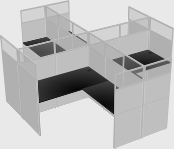 L-shaped panel system