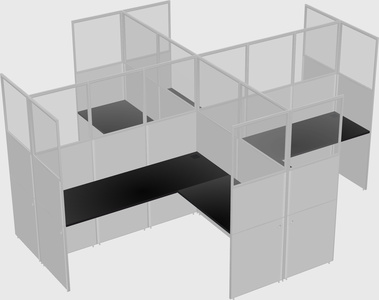 L-shaped panel system