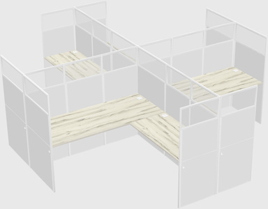 L-shaped panel system