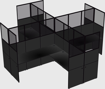 L-shaped panel system