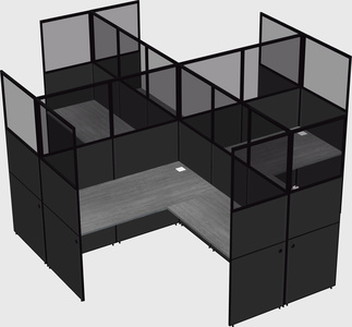 L-shaped panel system