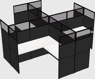 L-shaped panel system