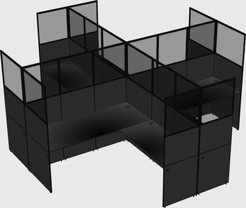 L-shaped panel system