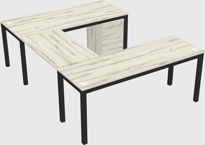 U-shaped desk