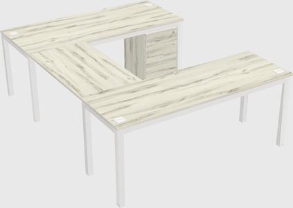 U-shaped desk